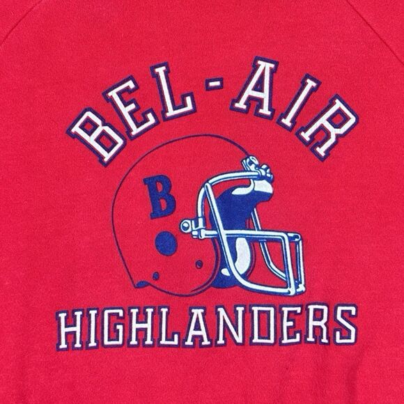 Vintage 80’s Chalk Line Bel-Air Highlanders Crew Neck Sweatshirt - Size XL - Picture 2 of 7